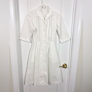 Vintage White Midi Dress
